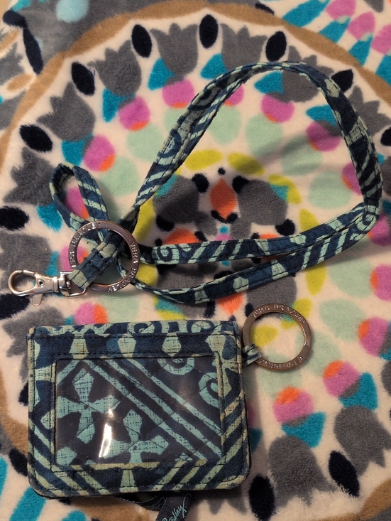 Vera Bradley Accessories - Vera Bradley Retired Ikat Island Lanyard And Card Holder